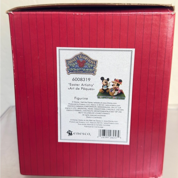 Jim Shore Disney Traditions Mickey & Minnie Mouse Easter Artistry 6008319 (1488) - Picture 15 of 16
